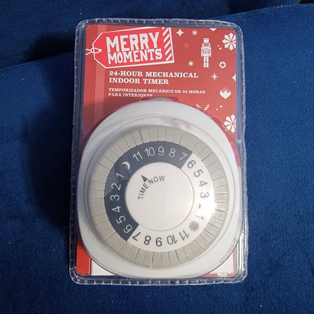 Merry Moments 24 Hour Mechanical Indoor Timer NEW In Package